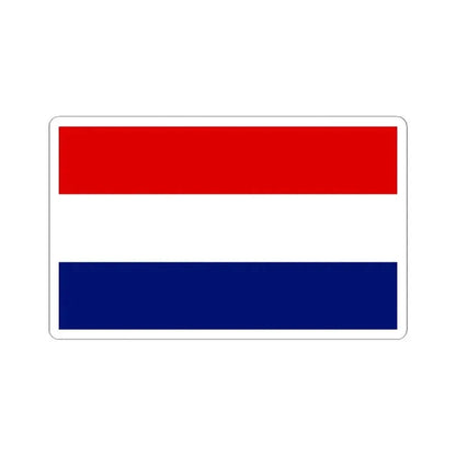 Civil flag of Croatia 1941-1945 3-5 (Croatia) STICKER Vinyl Kiss-Cut Decal 6 Inch White - The Sticker Space