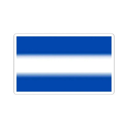Civil Flag of El Salvador (El Salvador) STICKER Vinyl Kiss-Cut Decal 3 Inch White - The Sticker Space