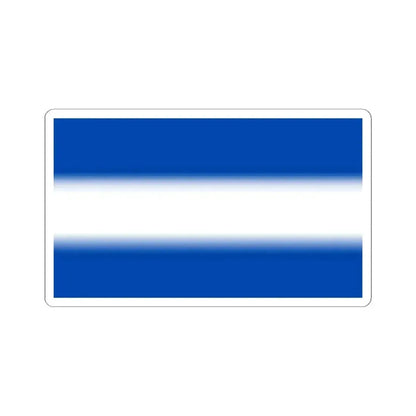 Civil Flag of El Salvador (El Salvador) STICKER Vinyl Kiss-Cut Decal 4 Inch White - The Sticker Space
