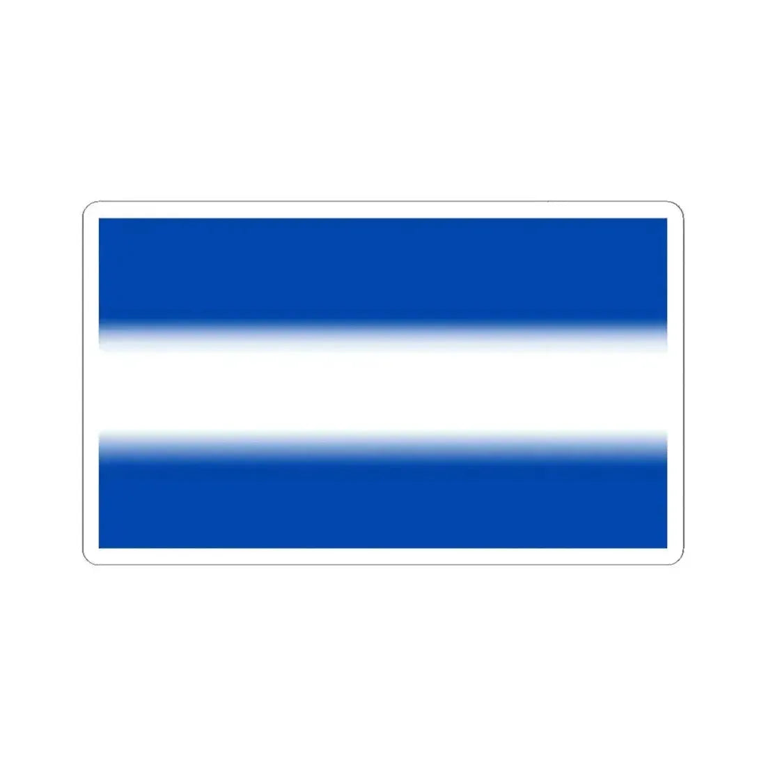 Civil Flag of El Salvador (El Salvador) STICKER Vinyl Kiss-Cut Decal 6 Inch White - The Sticker Space