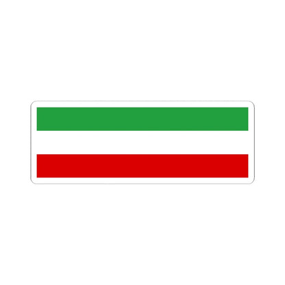 Civil flag of Iran 1933-1964 (Iran) STICKER Vinyl Kiss-Cut Decal 6 Inch White - The Sticker Space