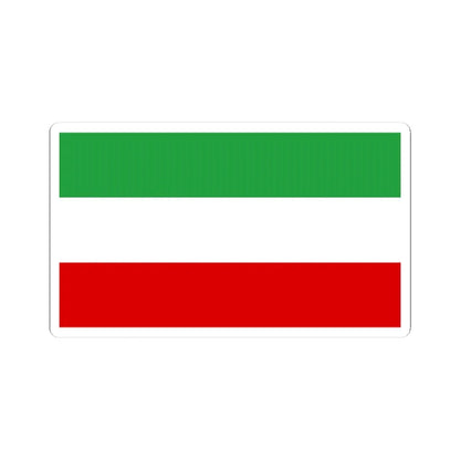 Civil flag of Iran 1964-1980 (Iran) STICKER Vinyl Kiss-Cut Decal 3 Inch White - The Sticker Space