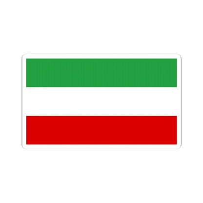 Civil flag of Iran 1964-1980 (Iran) STICKER Vinyl Kiss-Cut Decal 4 Inch White - The Sticker Space