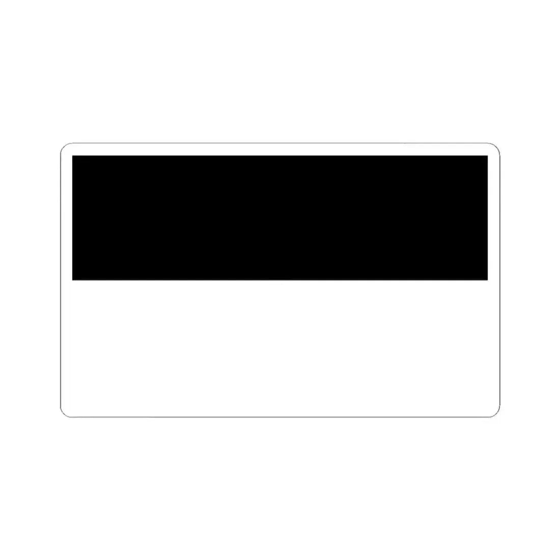 Civil flag of Prussia 1701-1935 (Austria) STICKER Vinyl Kiss-Cut Decal 2 Inch White - The Sticker Space