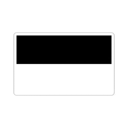 Civil flag of Prussia 1701-1935 (Austria) STICKER Vinyl Kiss-Cut Decal 3 Inch White - The Sticker Space
