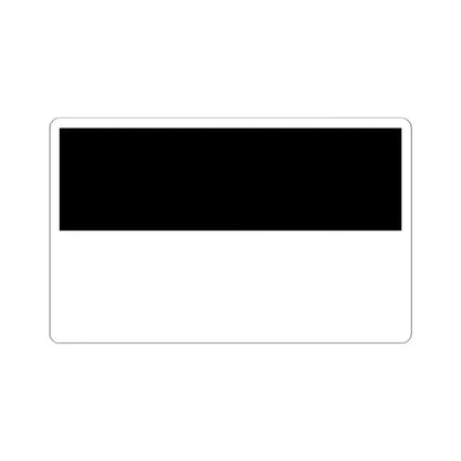 Civil flag of Prussia 1701-1935 (Austria) STICKER Vinyl Kiss-Cut Decal 4 Inch White - The Sticker Space