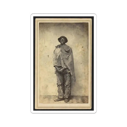 Civil War Contraband (U.S. Civil War) STICKER Vinyl Kiss-Cut Decal 4 Inch White - The Sticker Space