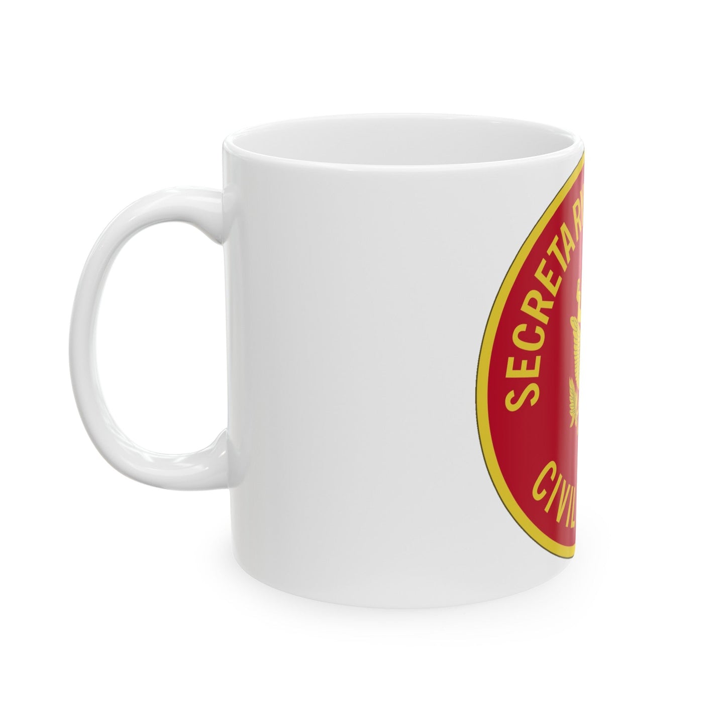 Civilian Aide to the Secretary of the (U.S. Army) White Coffee Mug-The Sticker Space