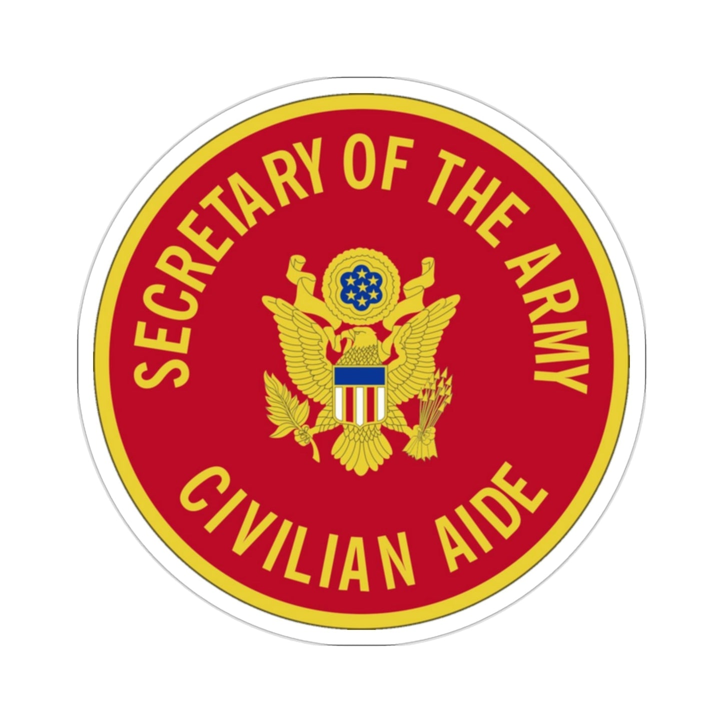 Civilian Aide to the Secretary (U.S. Army) STICKER Vinyl Die-Cut Decal-2 Inch-The Sticker Space