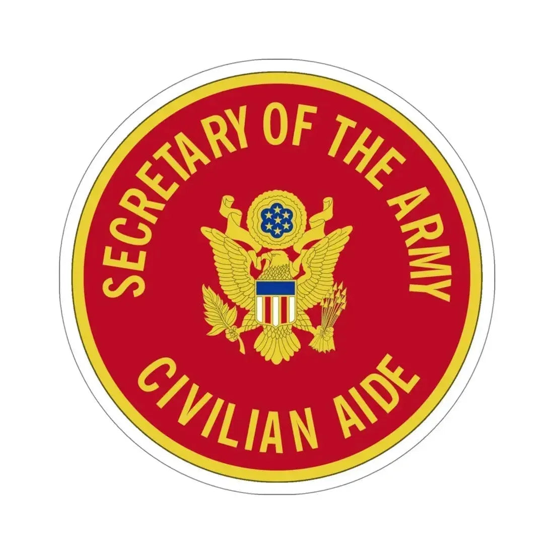 Civilian Aide to the Secretary (U.S. Army) STICKER Vinyl Die-Cut Decal 5 Inch - The Sticker Space
