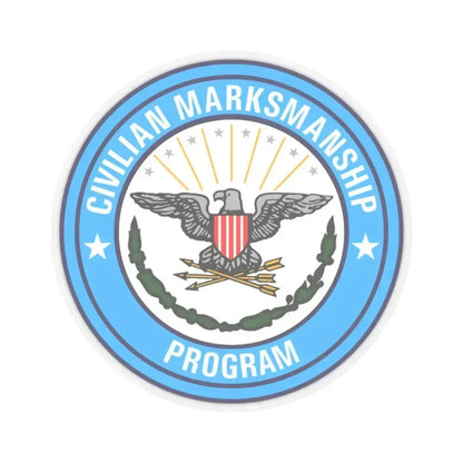 Civilian Marksmanship Program - STICKER Vinyl Kiss-Cut Decal 2 Inch Transparent - The Sticker Space