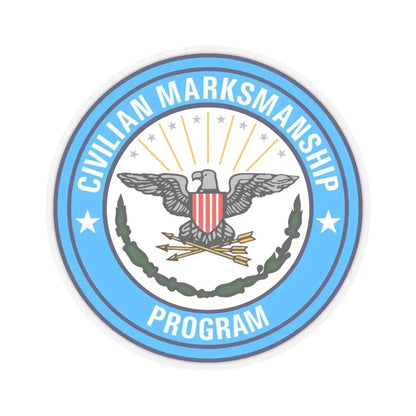 Civilian Marksmanship Program - STICKER Vinyl Kiss-Cut Decal 6 Inch Transparent - The Sticker Space