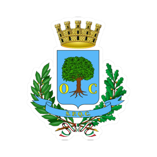 Civitavecchia-Stemma (Italy) (Coat of Arms) STICKER Vinyl Kiss-Cut Decal 2 Inch White - The Sticker Space