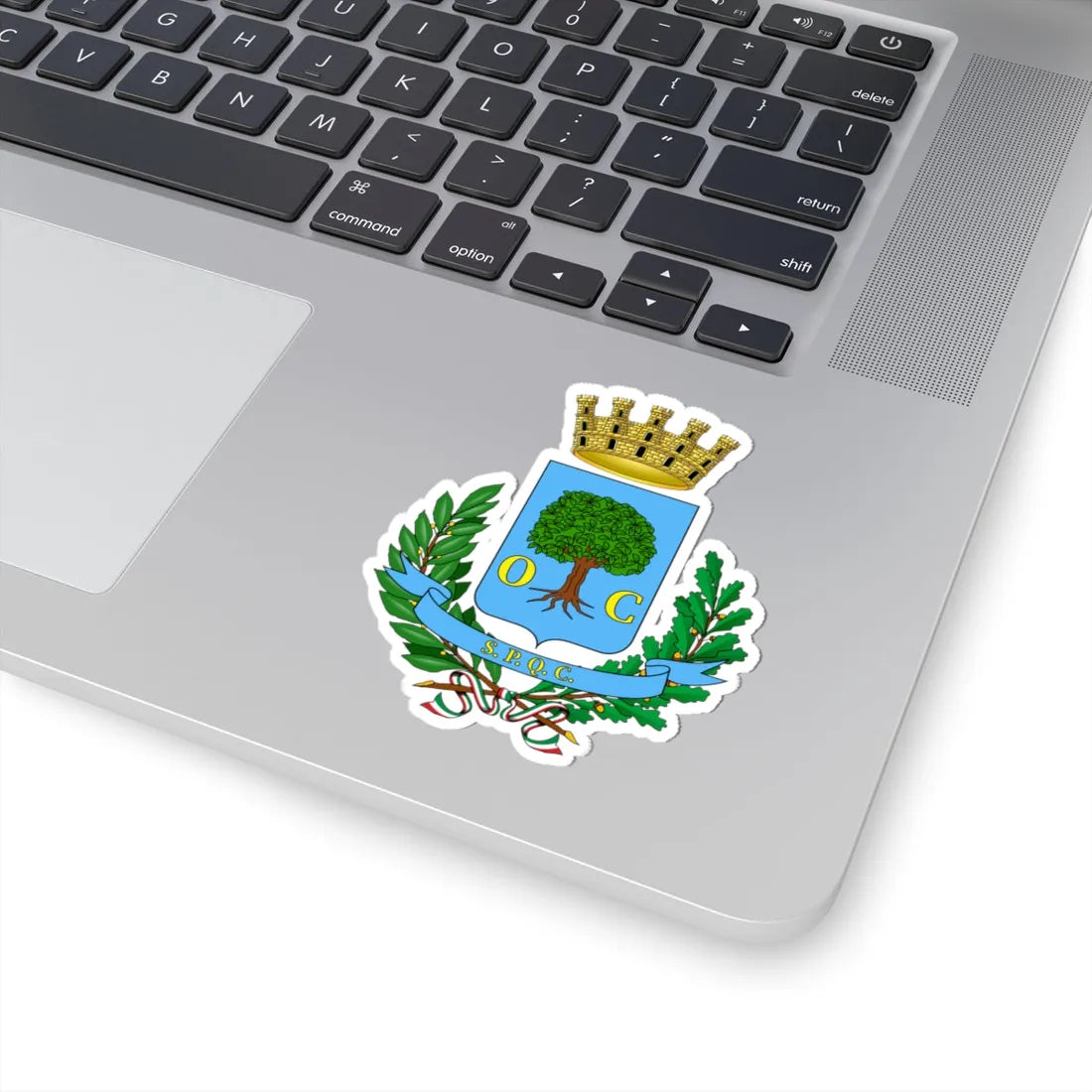 Civitavecchia-Stemma (Italy) (Coat of Arms) STICKER Vinyl Kiss-Cut Decal - The Sticker Space