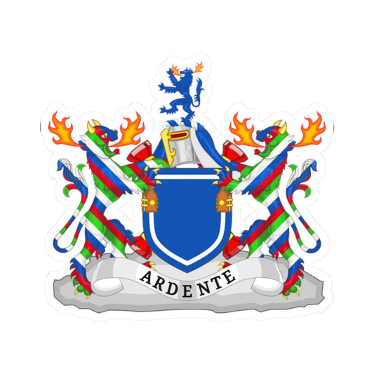 Claire Boudreau coat of arms (Canada) (Coat of Arms) STICKER Vinyl Kiss-Cut Decal 2 Inch White - The Sticker Space