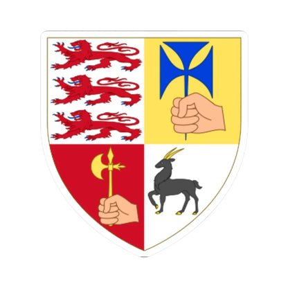 Clan McGrath Coat of arms (Ireland) (Coat of Arms) STICKER Vinyl Kiss-Cut Decal 4 Inch White - The Sticker Space