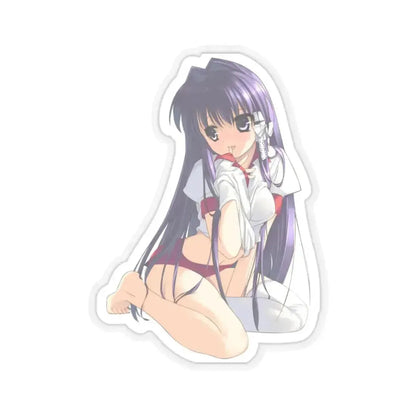 Clannad Fujibayashi Kyou 2 (Anime/Ecchi) STICKER Vinyl Kiss-Cut Decal 4 Inch Transparent - The Sticker Space