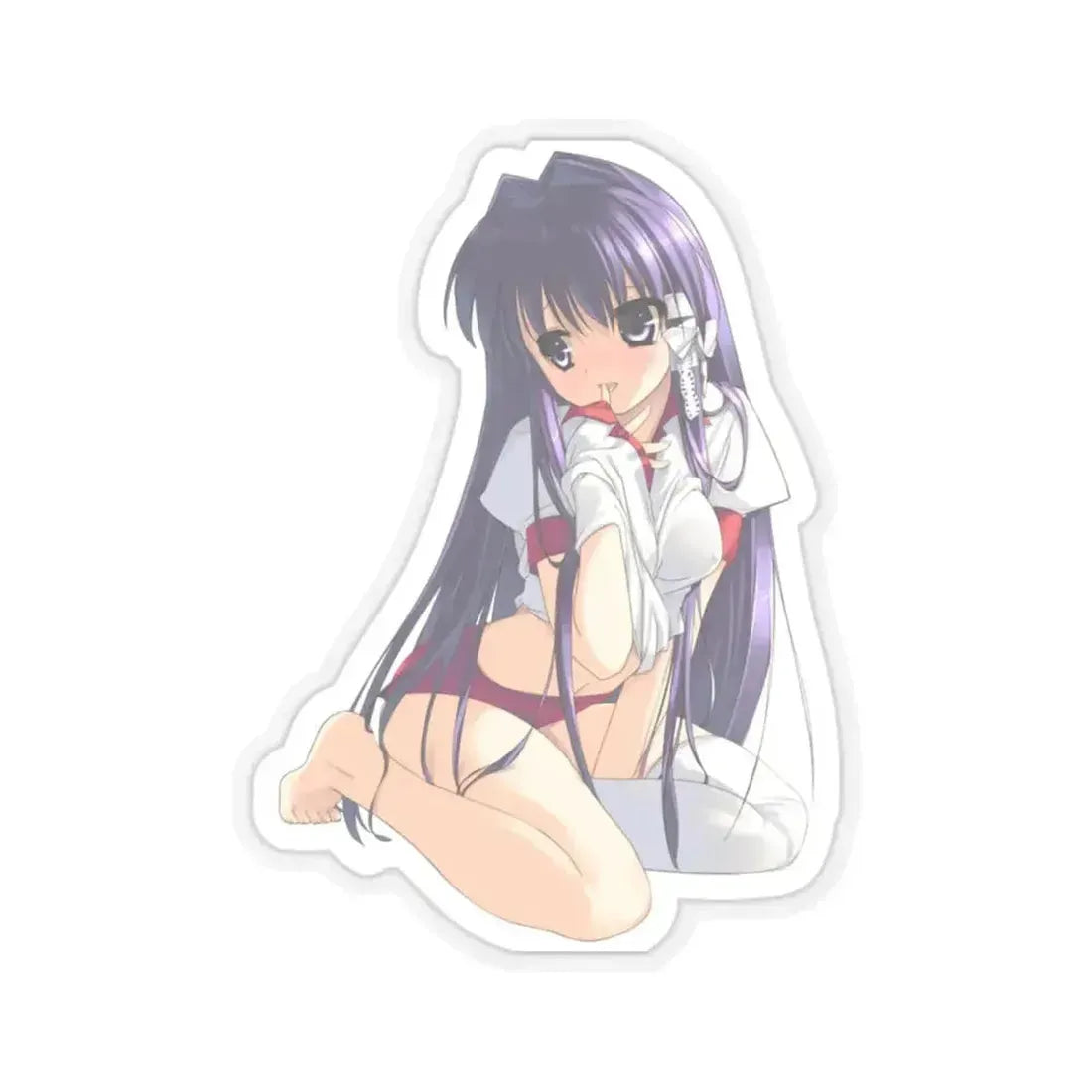 Clannad Fujibayashi Kyou 2 (Anime/Ecchi) STICKER Vinyl Kiss-Cut Decal 6 Inch Transparent - The Sticker Space