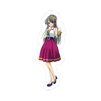 Clannad Sakagami Tomoyo (Anime/Ecchi) STICKER Vinyl Kiss-Cut Decal 3 Inch White - The Sticker Space