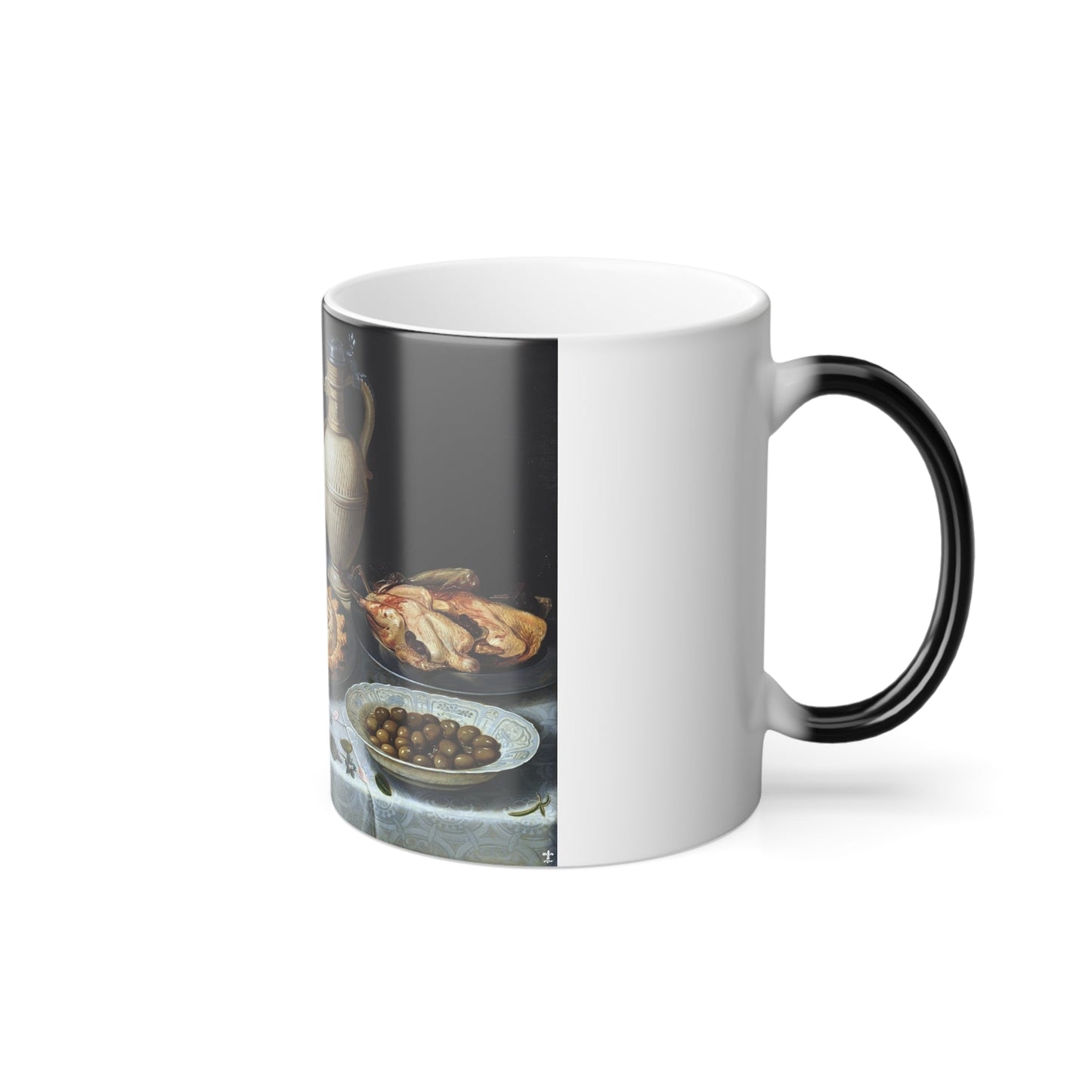 Clara Peeters (1594-1657) Table - 1610-15 - Color Changing Mug 11oz-11oz-The Sticker Space