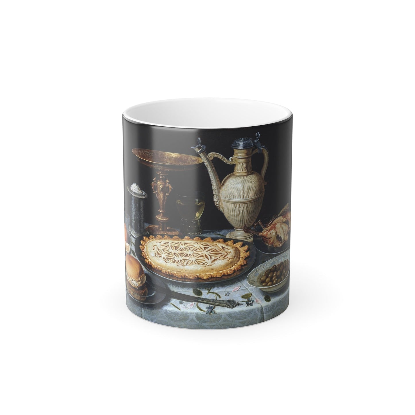 Clara Peeters (1594-1657) Table - 1610-15 - Color Changing Mug 11oz-11oz-The Sticker Space