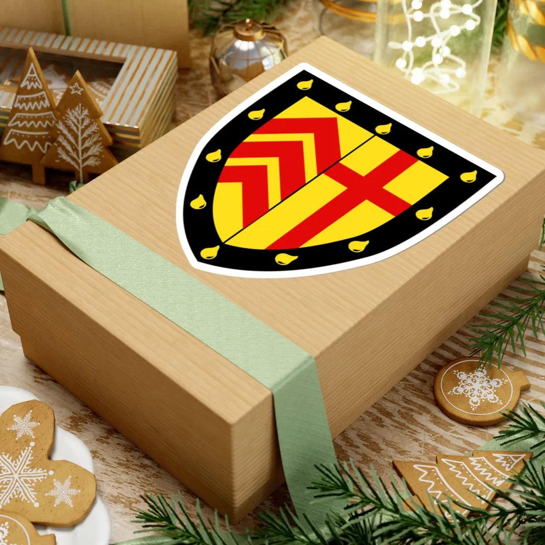 Clare College arms (England) (Coat of Arms) STICKER Vinyl Kiss-Cut Decal - The Sticker Space