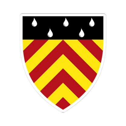 Clare Hall Cambridge arms (England) (Coat of Arms) STICKER Vinyl Kiss-Cut Decal 4 Inch White - The Sticker Space