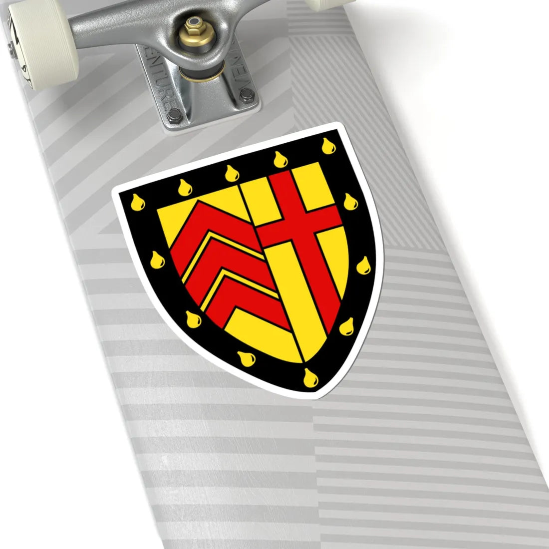 ClareCollegeCrest (England) (Coat of Arms) STICKER Vinyl Kiss-Cut Decal - The Sticker Space