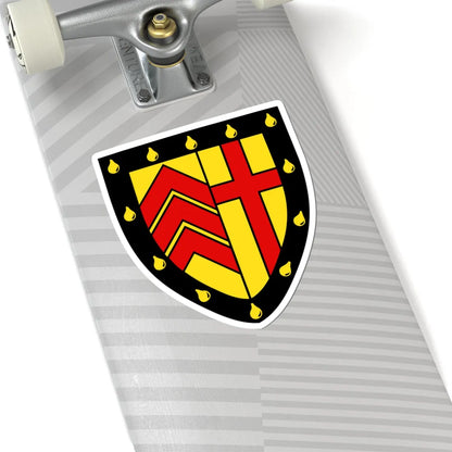 ClareCollegeCrest (England) (Coat of Arms) STICKER Vinyl Kiss-Cut Decal - The Sticker Space