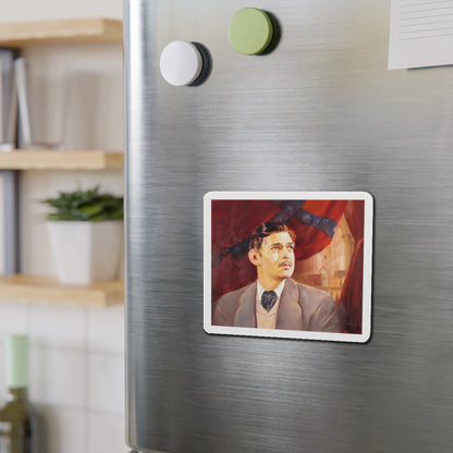 Clark Gable (Magazine Illustration) Refrigerator Magnet-The Sticker Space