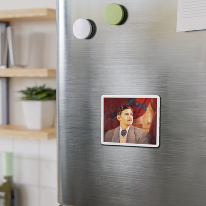 Clark Gable (Magazine Illustration) Refrigerator Magnet-The Sticker Space