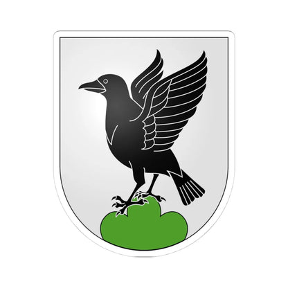 Claro-coat of arms (Switzerland) (Coat of Arms) STICKER Vinyl Kiss-Cut Decal 4 Inch White - The Sticker Space