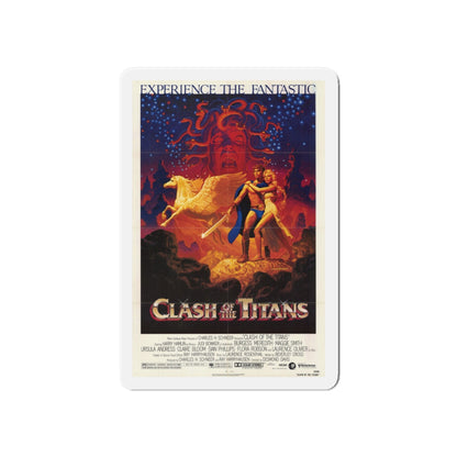 CLASH OF THE TITANS 1981 Movie Poster - Die-Cut Magnet-6 × 6"-The Sticker Space