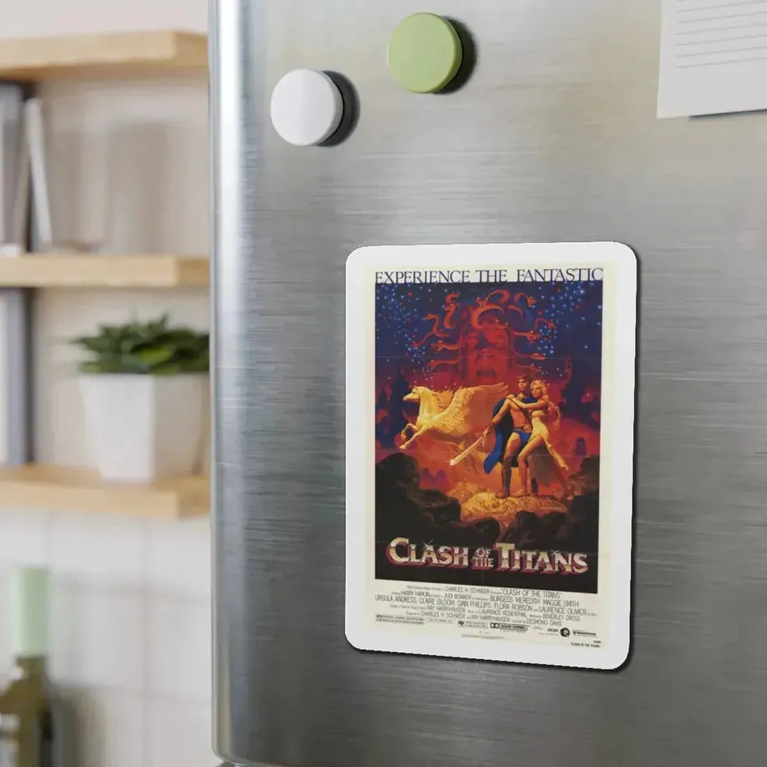 CLASH OF THE TITANS 1981 Movie Poster - Refrigerator Magnet - The Sticker Space