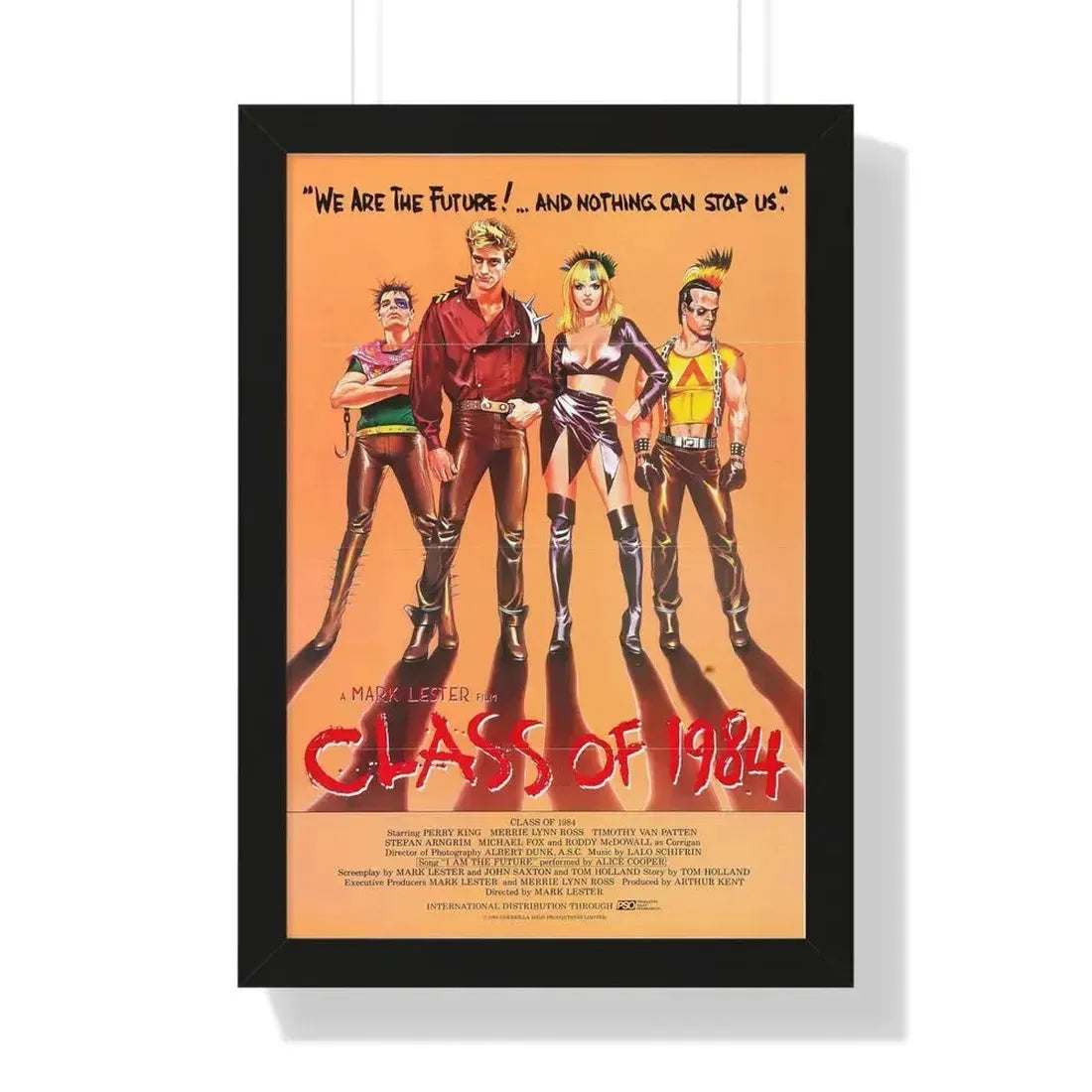 CLASS OF 1984 1982 - Framed Movie Poster 16″ x 24″ Black - The Sticker Space