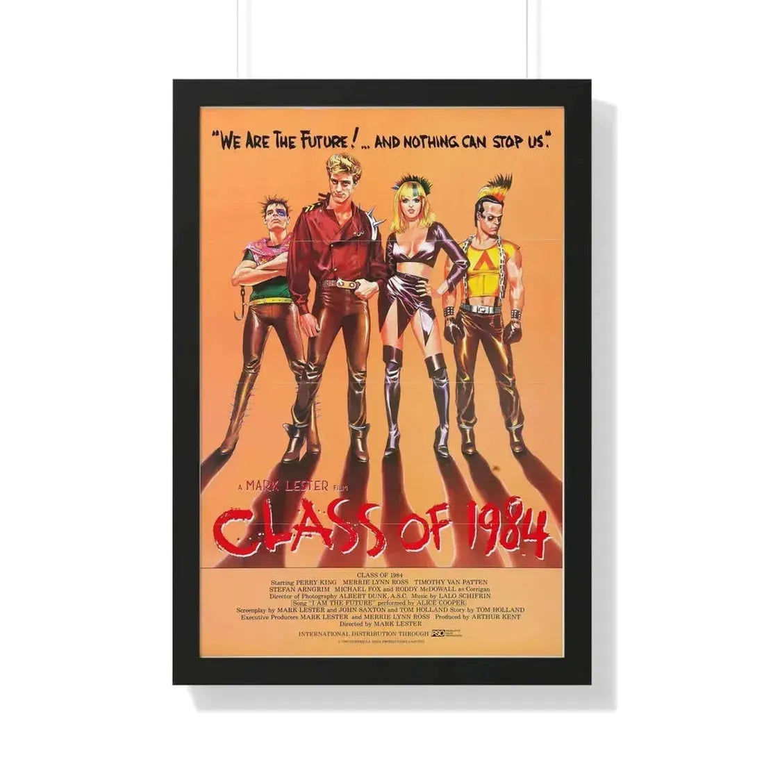 CLASS OF 1984 1982 - Framed Movie Poster 20" x 30" Black - The Sticker Space