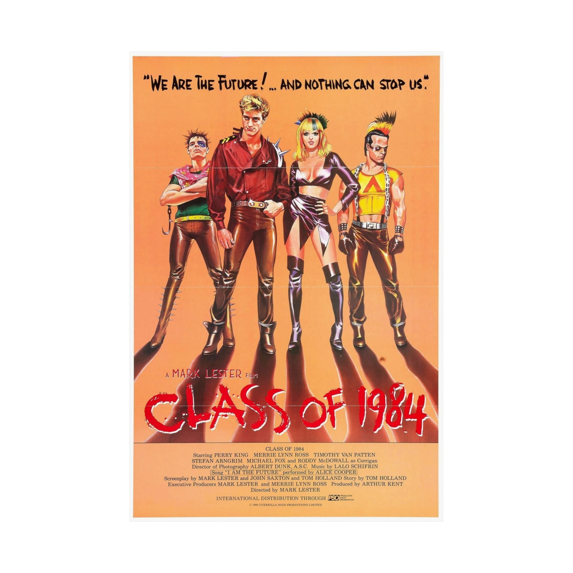 CLASS OF 1984 1982 - Paper Movie Poster-The Sticker Space