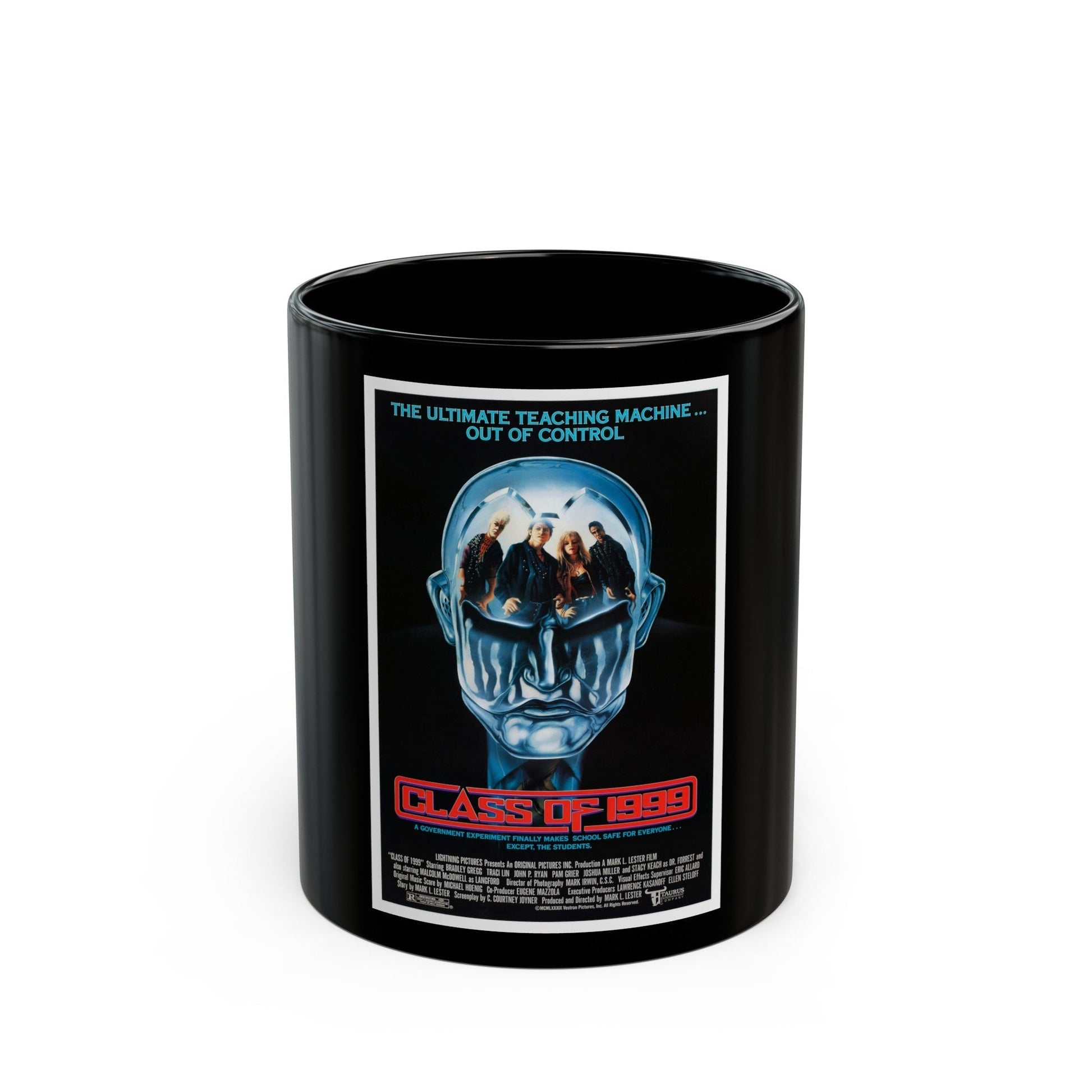 CLASS OF 1999 1990 Movie Poster - Black Coffee Mug-11oz-The Sticker Space