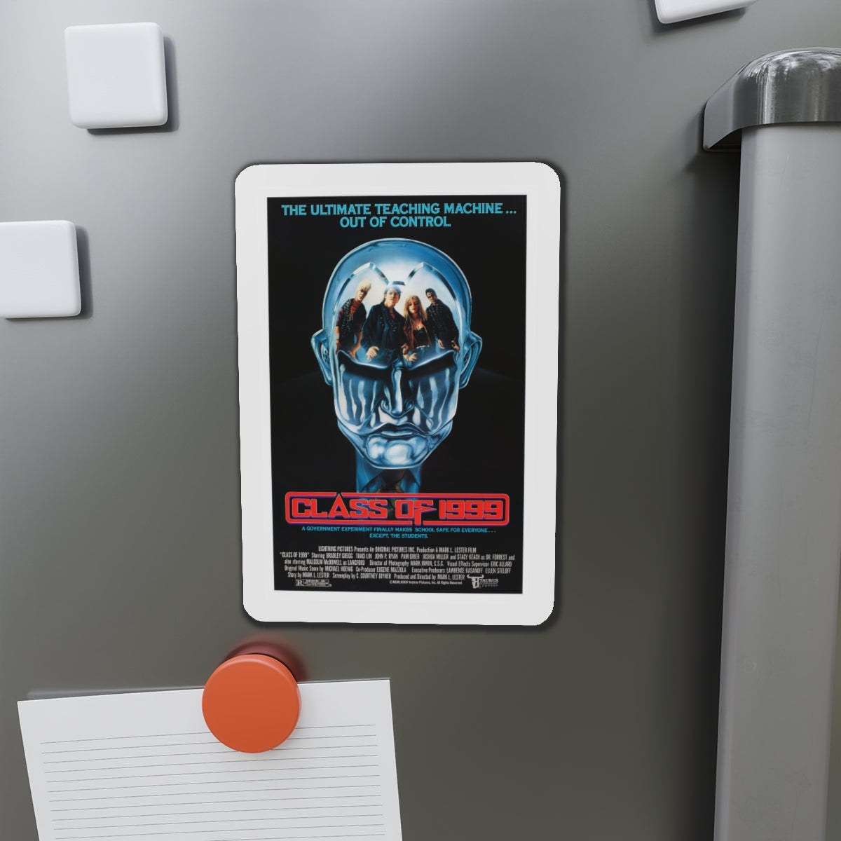 CLASS OF 1999 1990 Movie Poster - Die-Cut Magnet-The Sticker Space