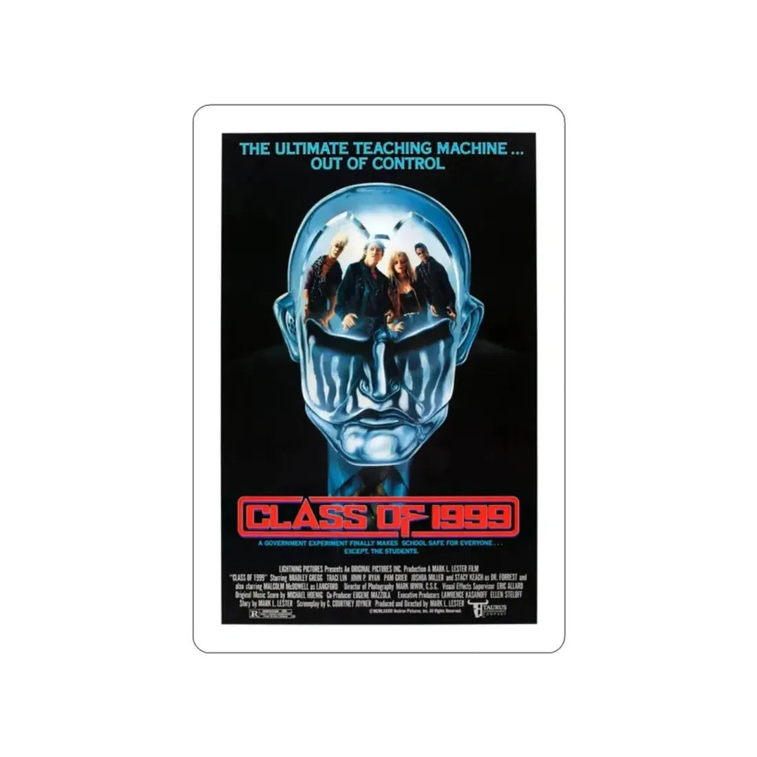 CLASS OF 1999 1990 Movie Poster STICKER Vinyl Die-Cut Decal - The Sticker Space