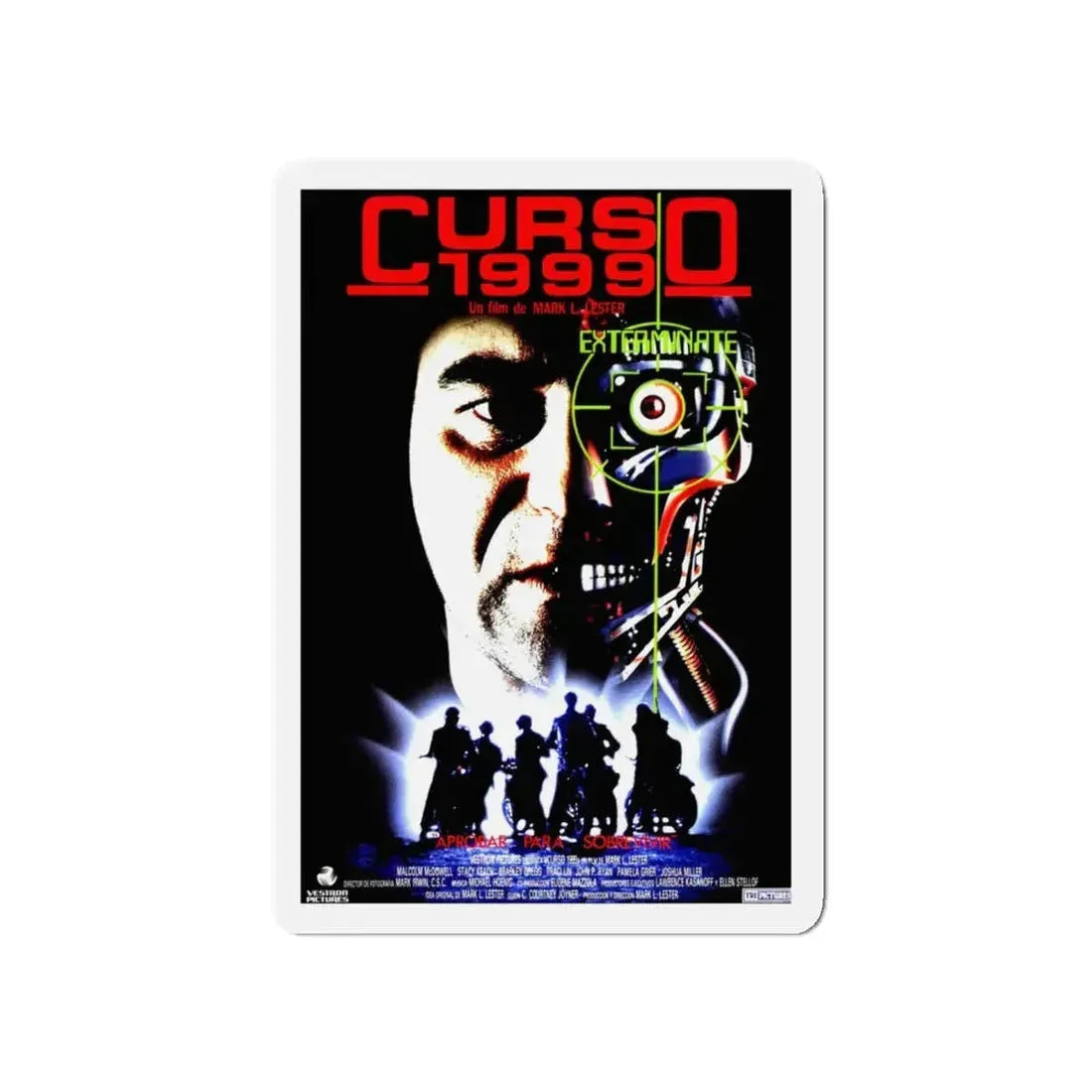 CLASS OF 1999 (2) 1990 Movie Poster - Refrigerator Magnet 5 Inch - The Sticker Space