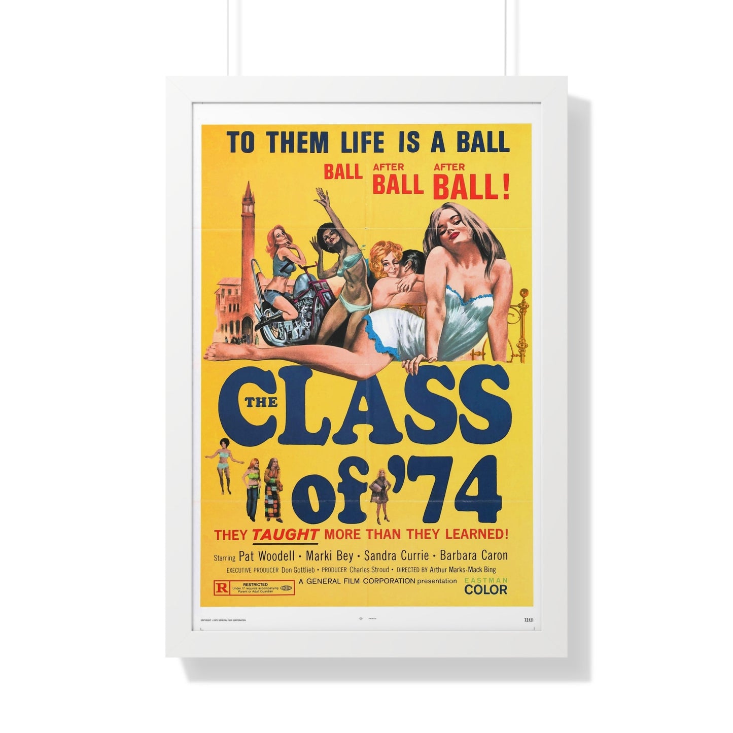 CLASS OF '74 1972 - Framed Movie Poster-20" x 30"-The Sticker Space