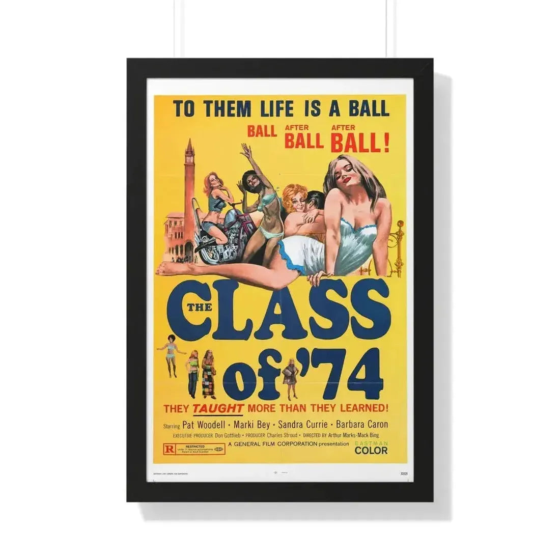 CLASS OF '74 1972 - Framed Movie Poster - The Sticker Space