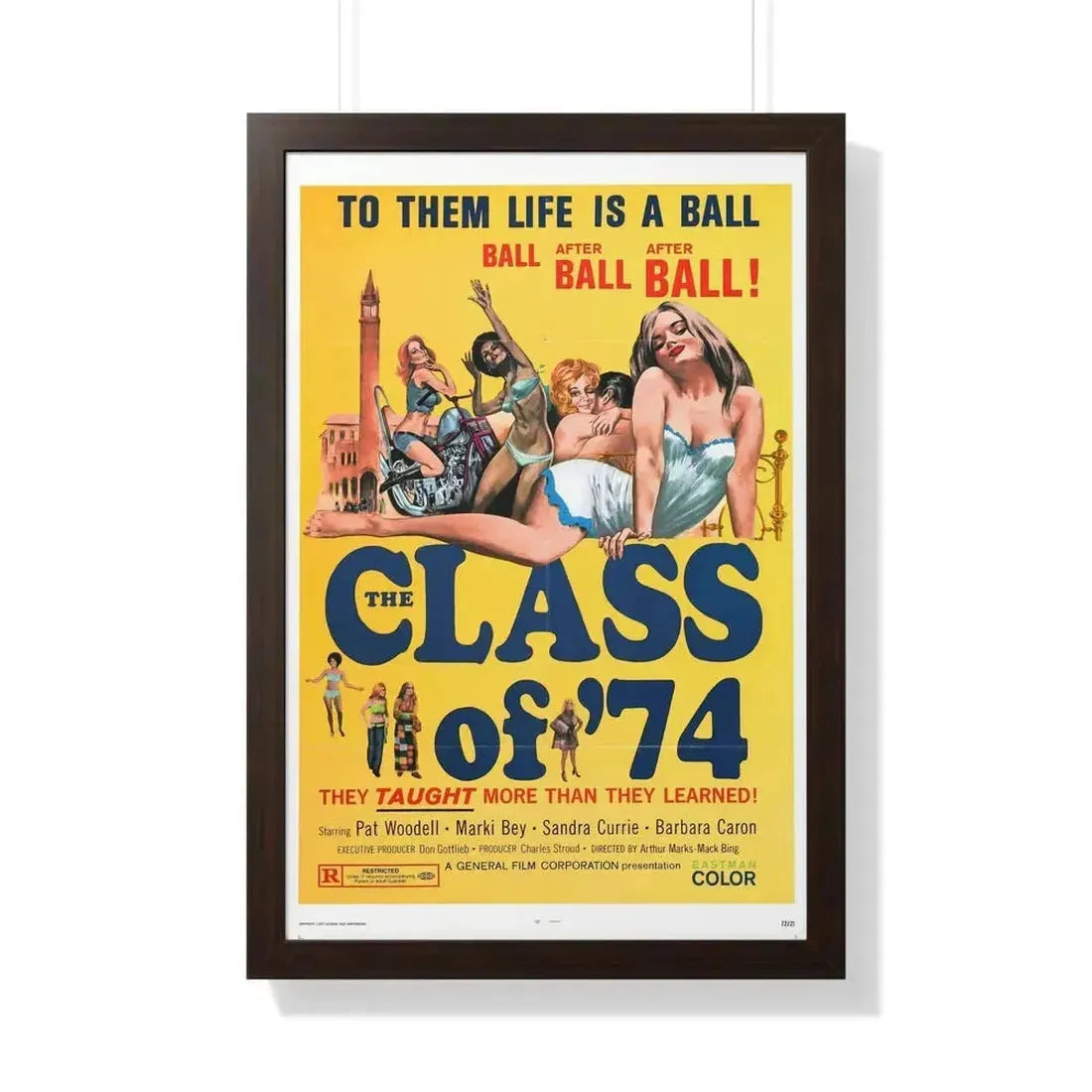 CLASS OF '74 1972 - Framed Movie Poster - The Sticker Space