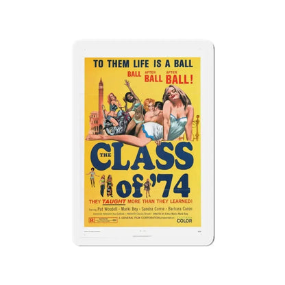 CLASS OF '74 1972 Movie Poster - Refrigerator Magnet 4 Inch - The Sticker Space