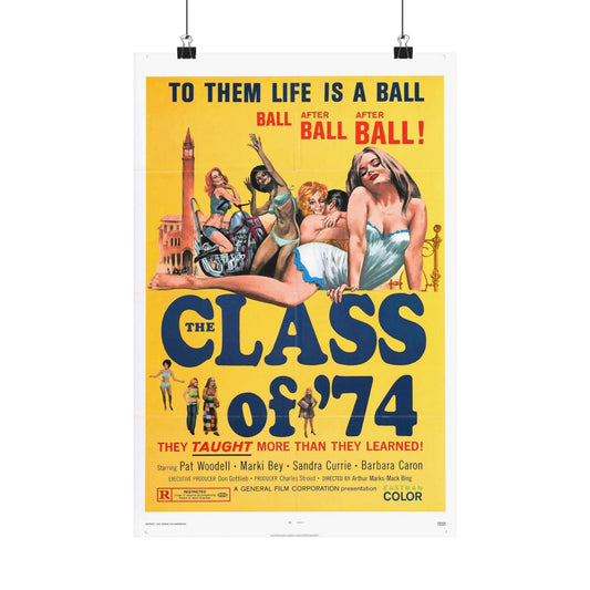 CLASS OF '74 1972 - Paper Movie Poster-12″ x 18″-The Sticker Space