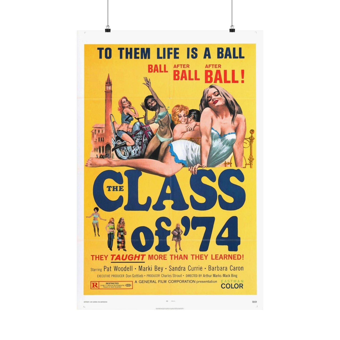 CLASS OF '74 1972 - Paper Movie Poster-24″ x 36″-The Sticker Space