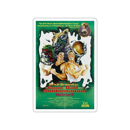 CLASS OF NUKE'EM HIGH 3 1994 Movie Poster STICKER Vinyl Die-Cut Decal 5 Inch - The Sticker Space