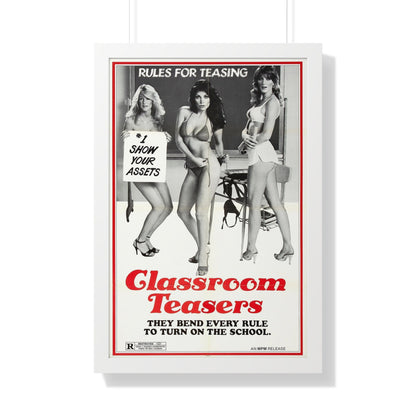 CLASSROOM TEASERS 1976 - Framed Movie Poster-20" x 30"-The Sticker Space