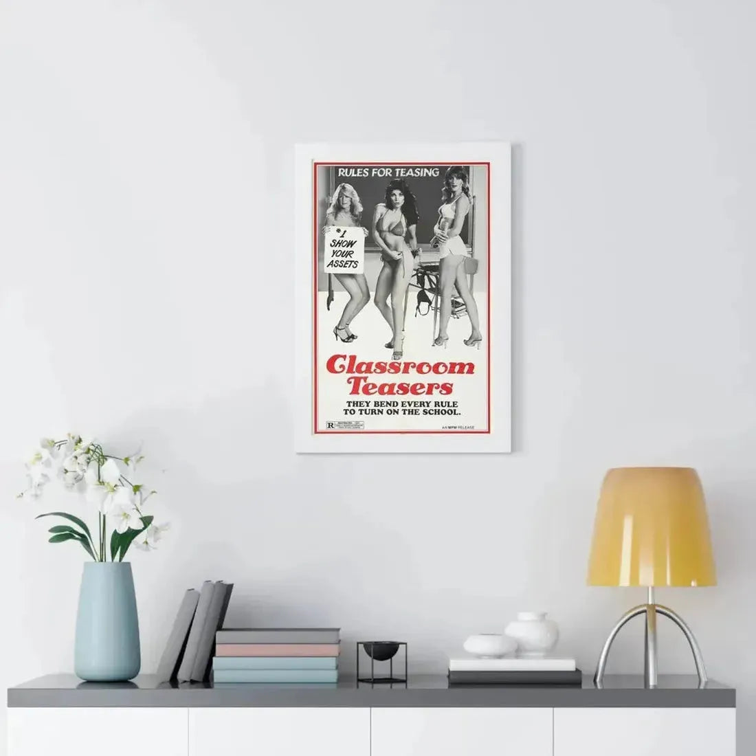 CLASSROOM TEASERS 1976 - Framed Movie Poster - The Sticker Space